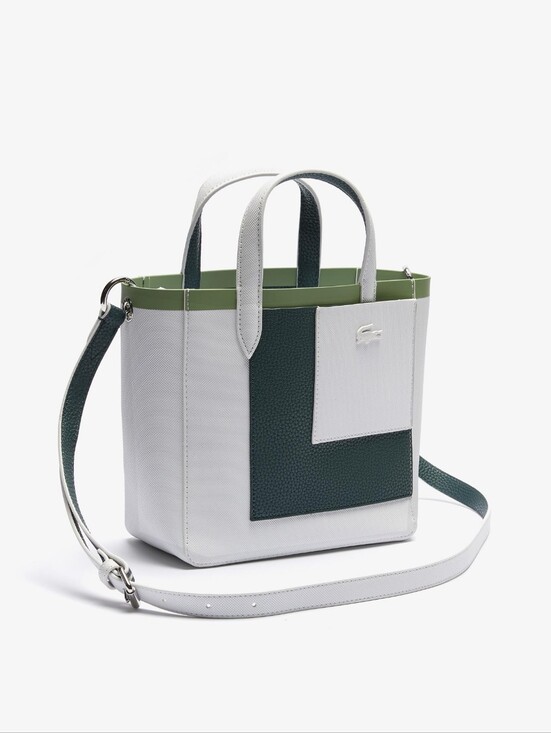 Lacoste Handbags - Lacoste Shoulder Tote Bag Tennis Style Faux Leather Handbag